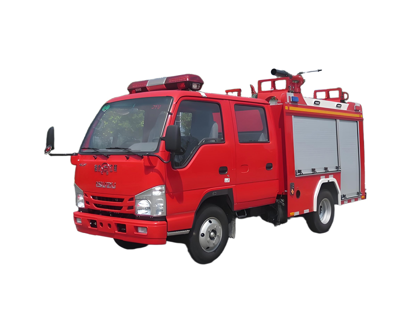 藍(lán)牌五十鈴水罐消防車