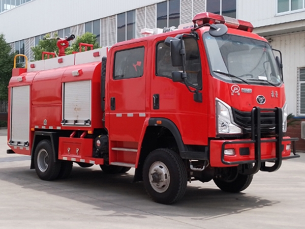 豪曼四驅水罐消防車